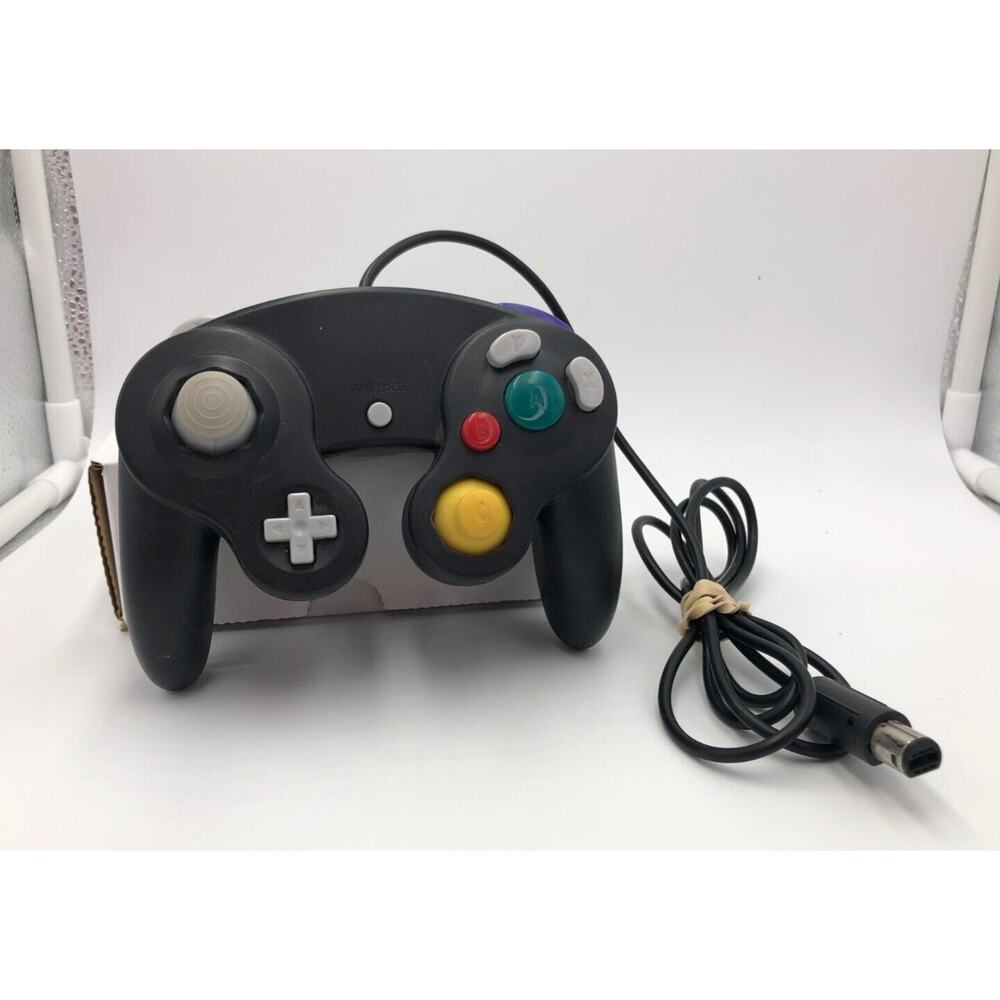 Replacement Black Controller For GameCube 2012 - TESTED/Working